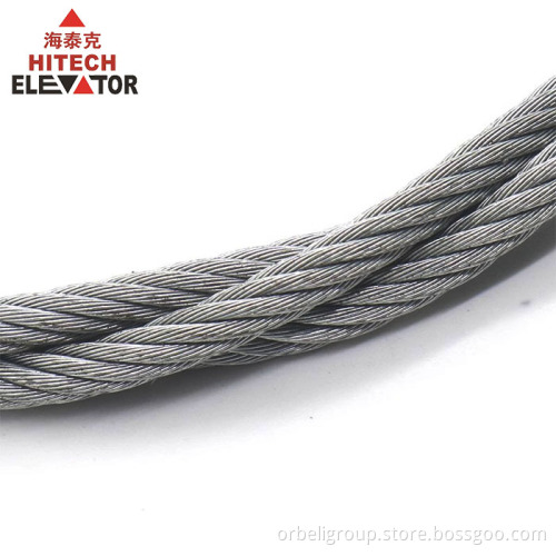 Lift Parts Elevator Steel Wire Rope for Traction Machines